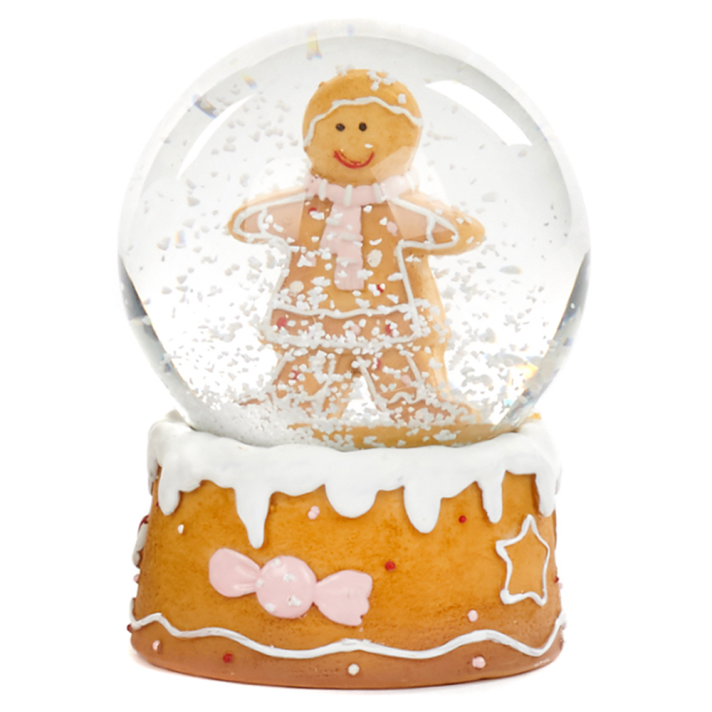 Goodwill sneeuwbol - Met gingerbread poppetje