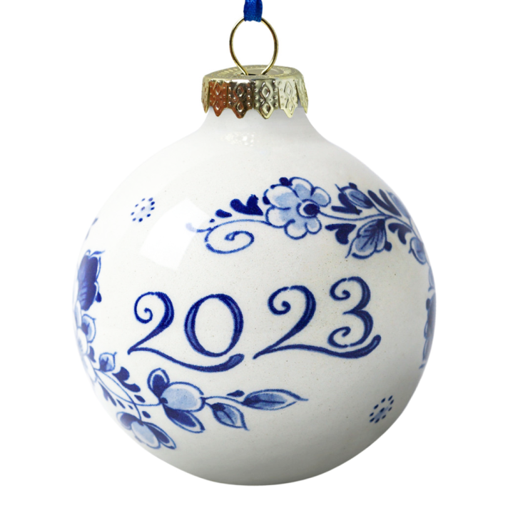 Heinen kerstbal - 2023 - 7cm