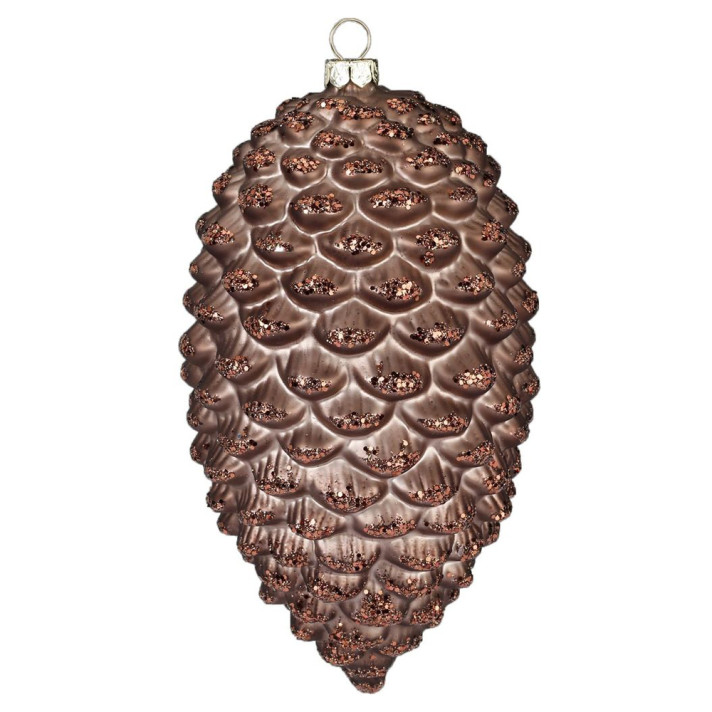 Inge Glas kerstornament - Dennenappel