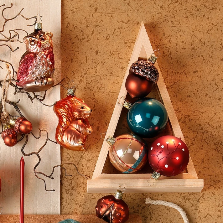 Inge Glas kerstornament - Eekhoorn