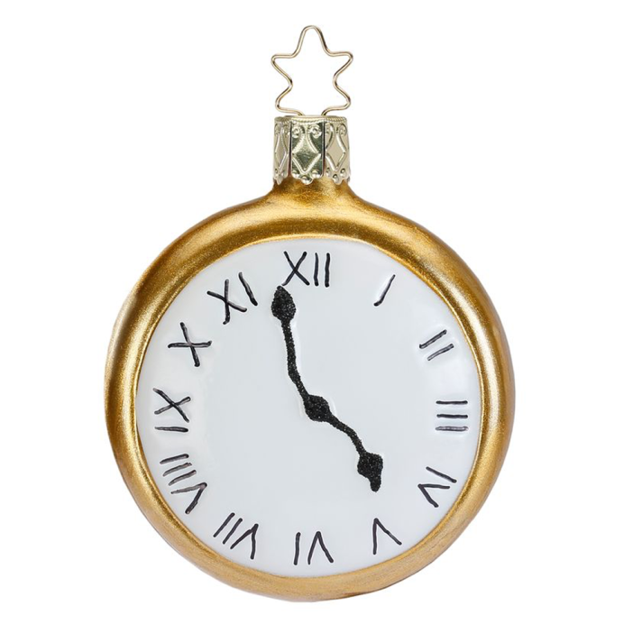 Inge Glas kerstornament - Zakhorloge