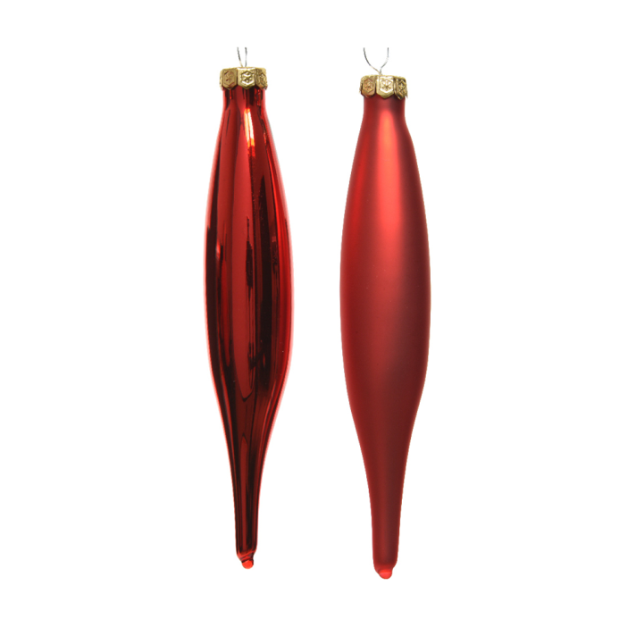 Decoris pegels - Rood - Set van 6