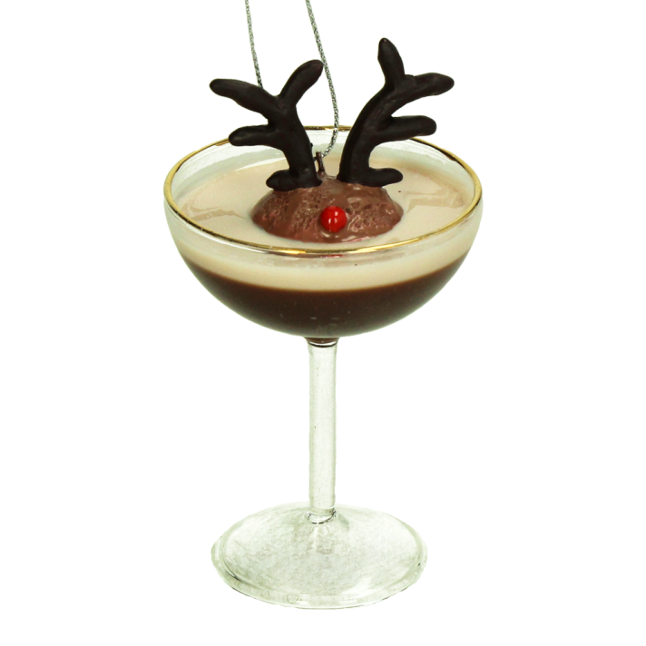 HD Collection kerstornament - Rendier martini