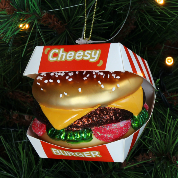 HD Collection kerstornament - Cheese burger