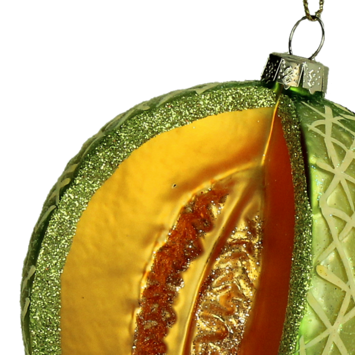 HD Collection kerstornament - Cantaloupe meloen