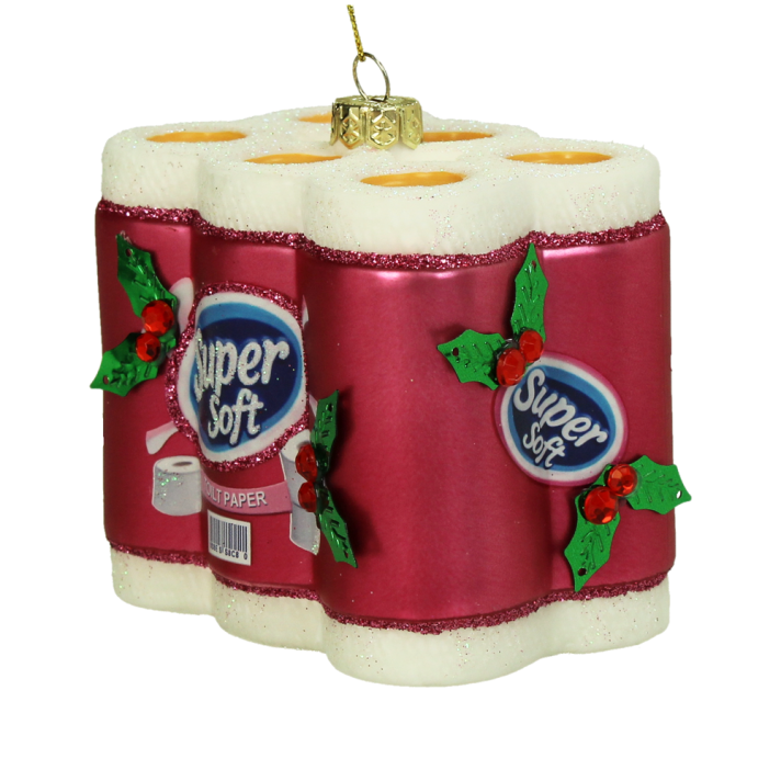 HD Collection kerstornament - Toiletpapier
