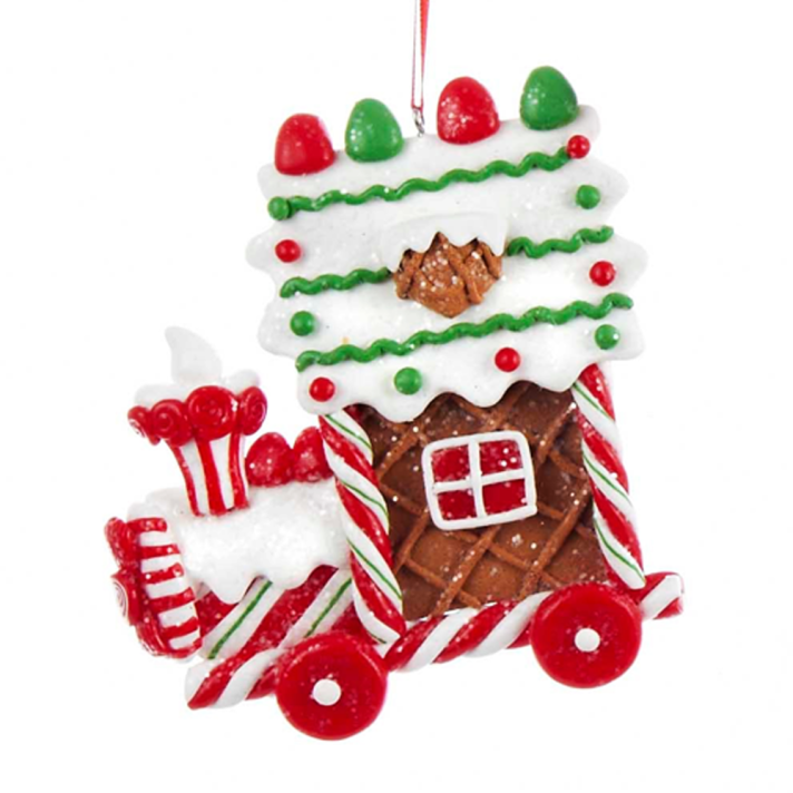 Kurt Adler kerstornament - Gingerbread trein