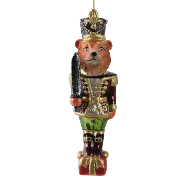 Decoris kerstornament - Notenkraker - Leeuw