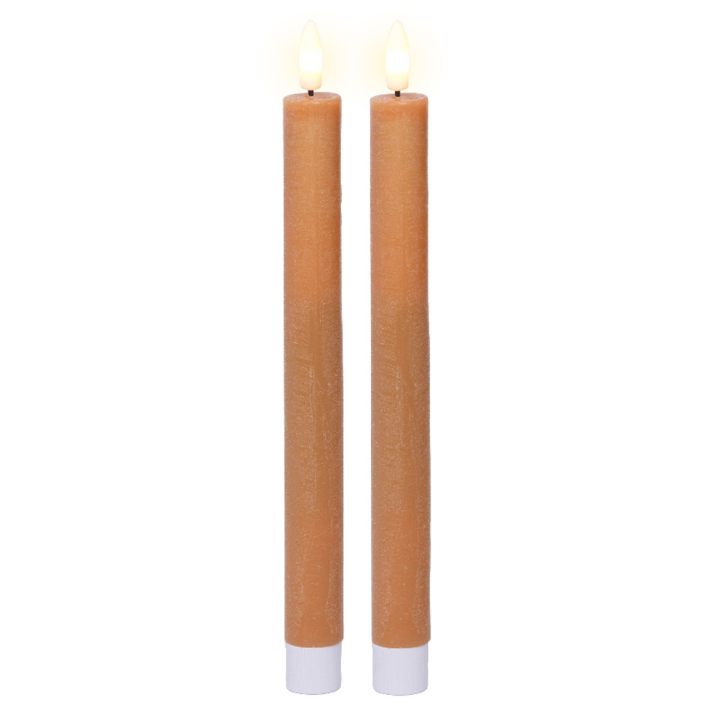 Lumineo LED dinerkaars - Oranje - Set van 2