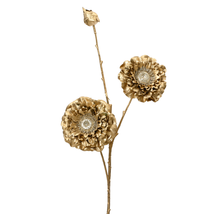 Everlands kersttak - Met gouden rozen