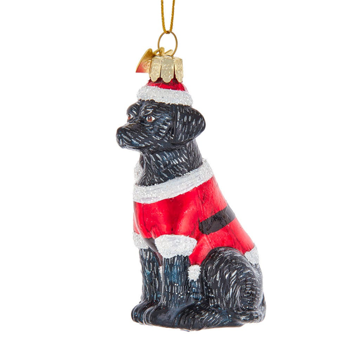 Kurt Adler kerstornament - Zwarte labrador retriever