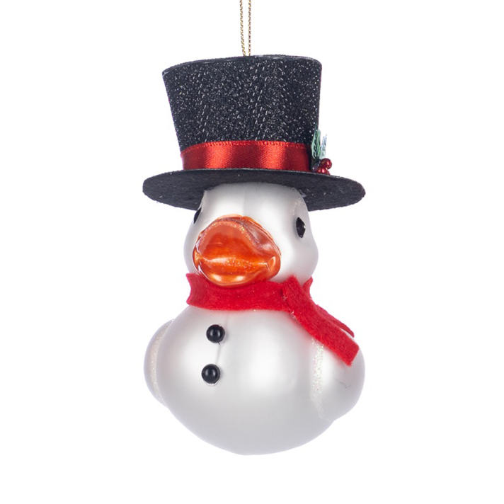 Goodwill kerstornament - Badeend - Met hoed