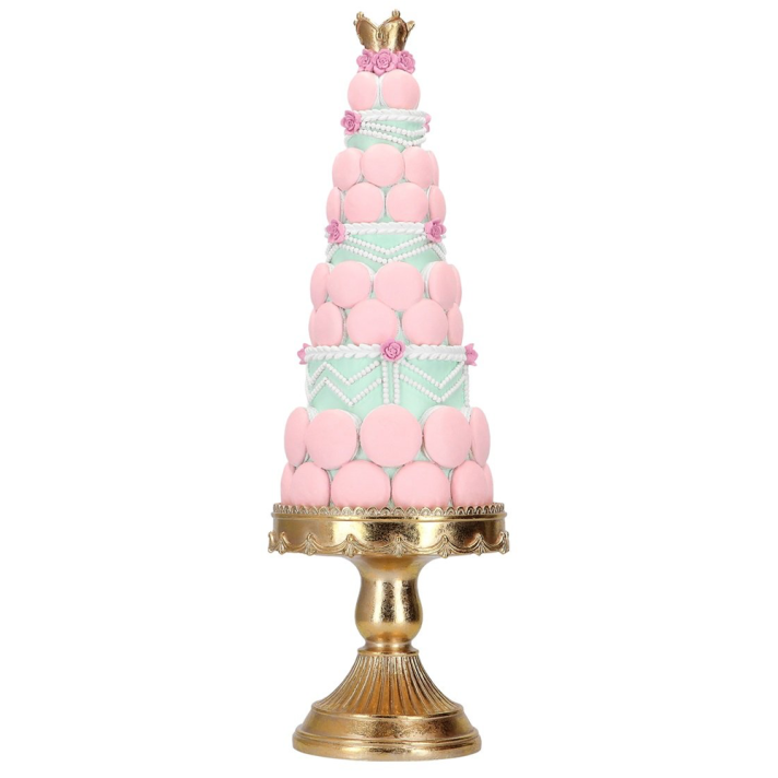 Timstor kerstbeeld - Plateau met macarons
