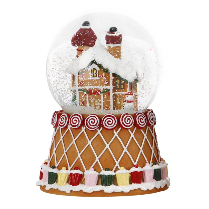 Timstor sneewbol - Met gingerbread huisje