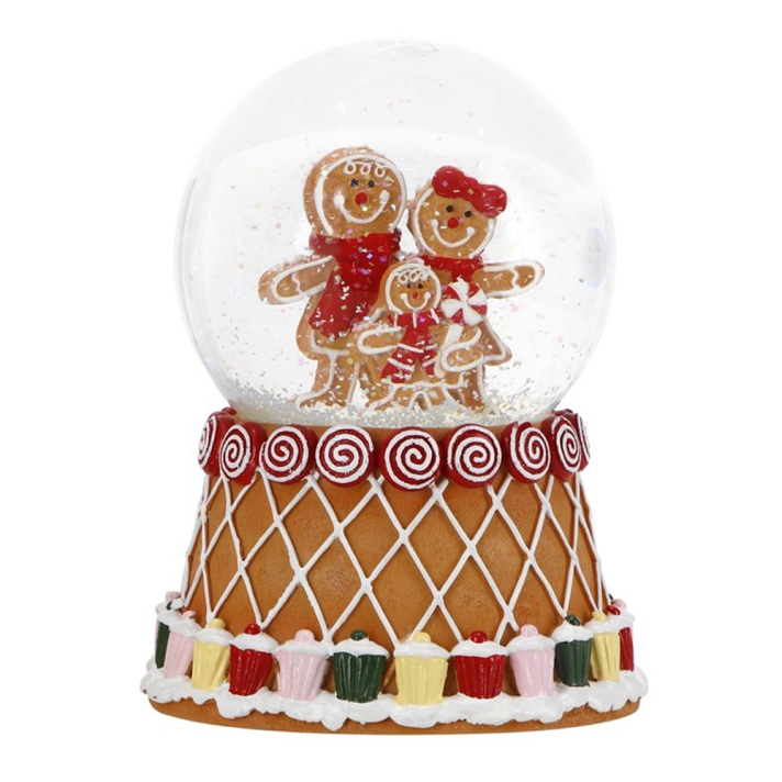 Timstor sneewbol - Met gingerbread poppetjes