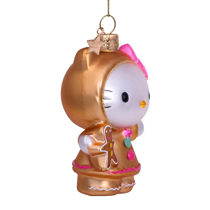 Vondels kerstornament - Hello Kitty - Gingerbread