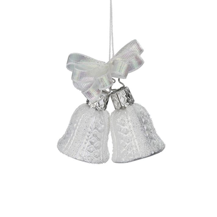 Inge Glas kerstornamenten - Huwelijk - Set van 4