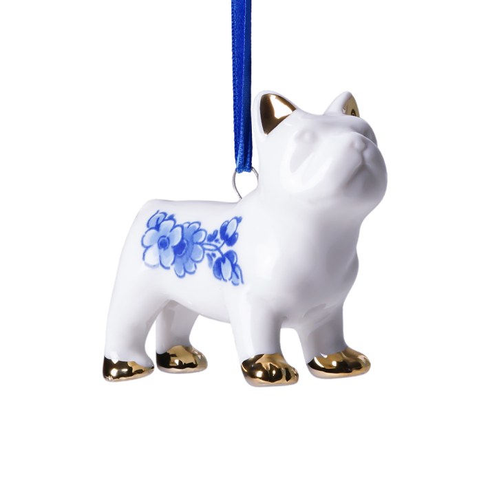 Heinen kerstornament - Bulldog