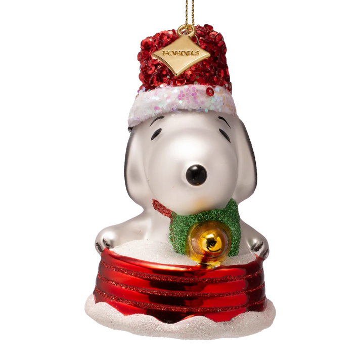 Vondels kerstornament - Snoopy met Woodstock