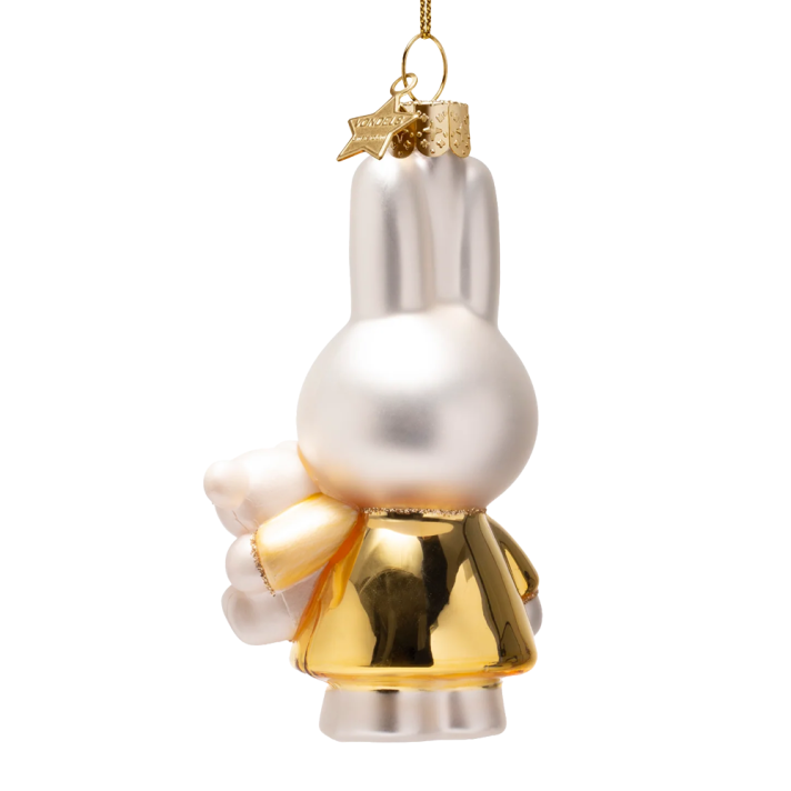 Vondels kerstornament - Baby Nijntje met beer