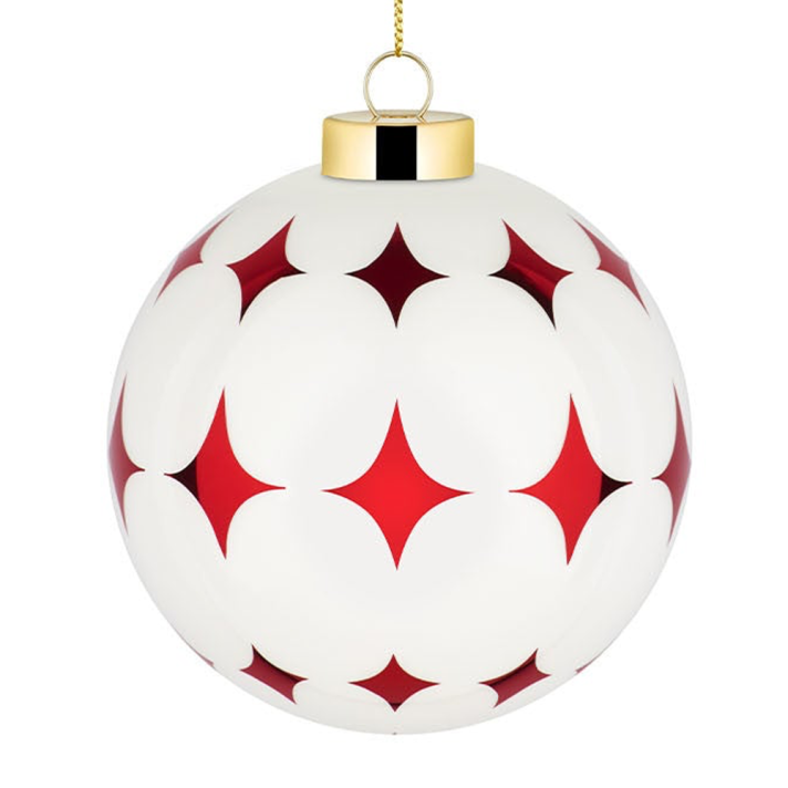 Alessi kerstbal - Delight - Rood