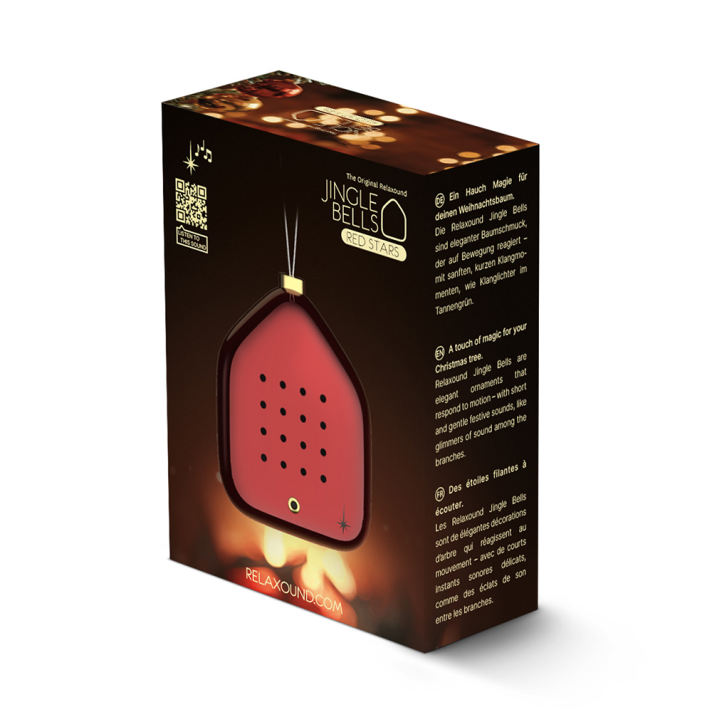 Relaxound geluidsbox - Jingle Bells - Rood