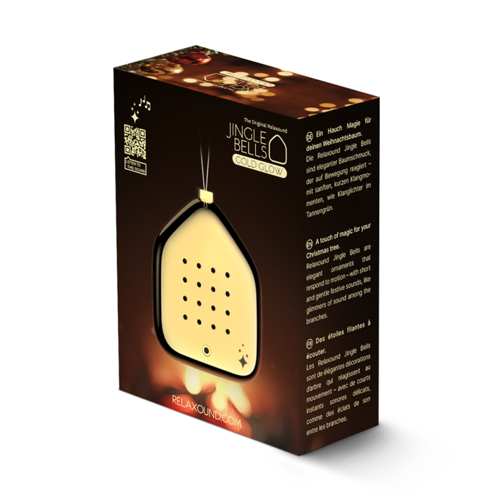 Relaxound geluidsbox - Jingle Bells - Gold Glow