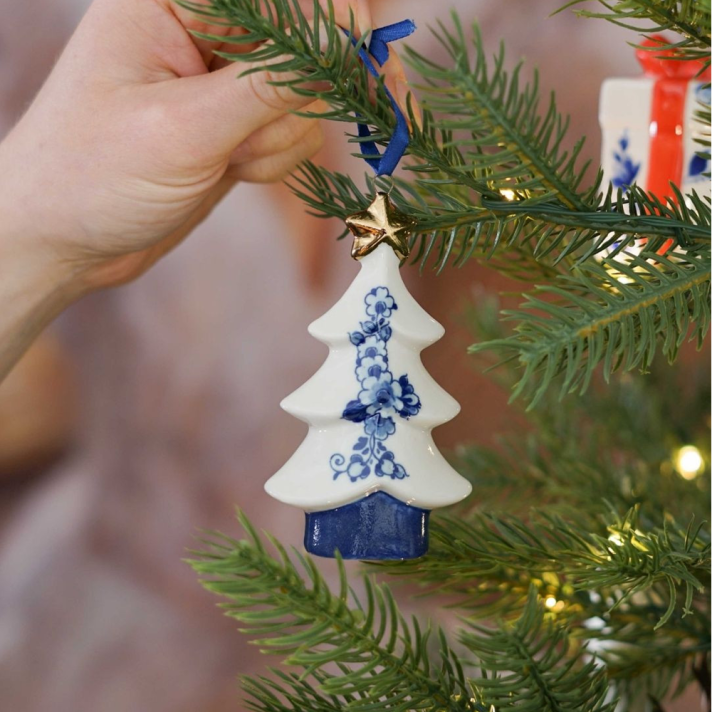 Heinen kerstornament - Kerstboom