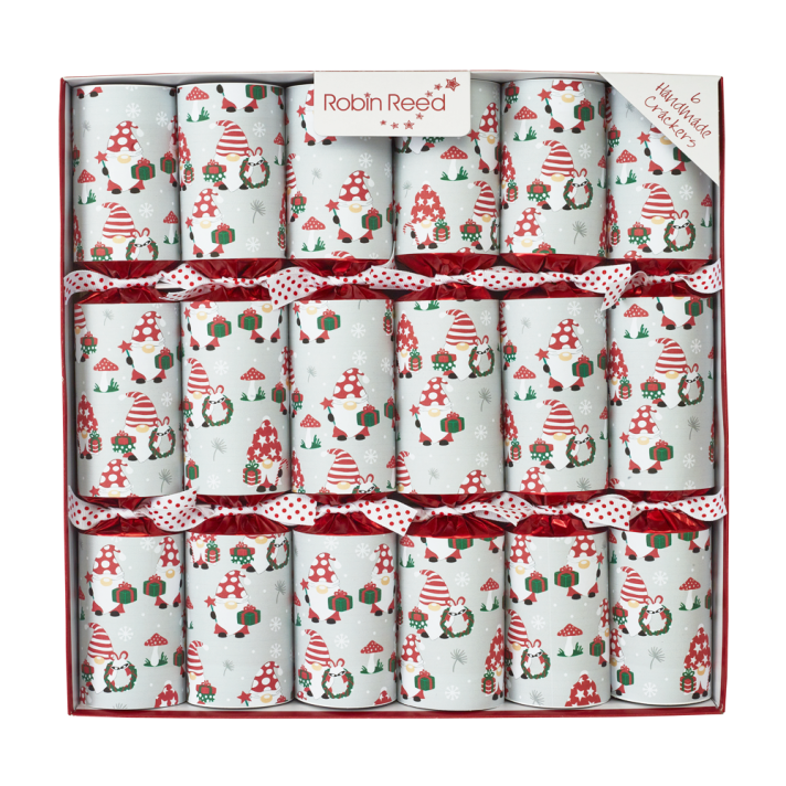 Robin Reed Christmas crackers - Racing Gnomes - Set van 6