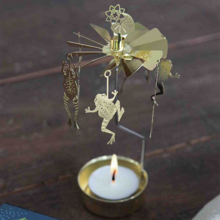 Pluto theelicht carrousel - Met kikkers