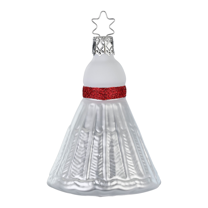 Inge Glas kerstornament - Badminton shuttle