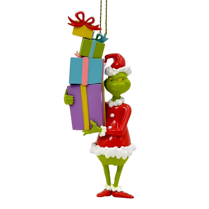 The Grinch kerstornament - Met cadeautjes