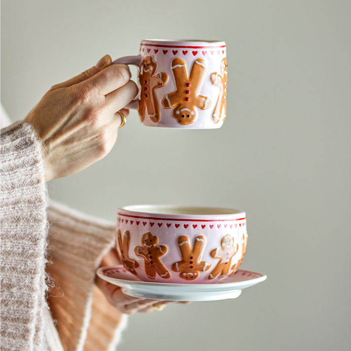 Bloomingville kom - Met gingerbread poppetjes