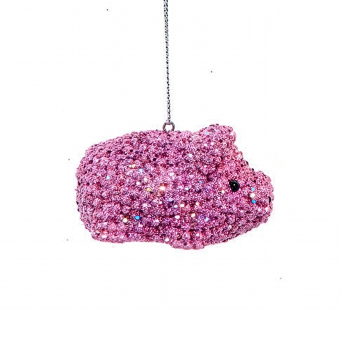 Kurt Adler kerstornament - Bedazzled varken