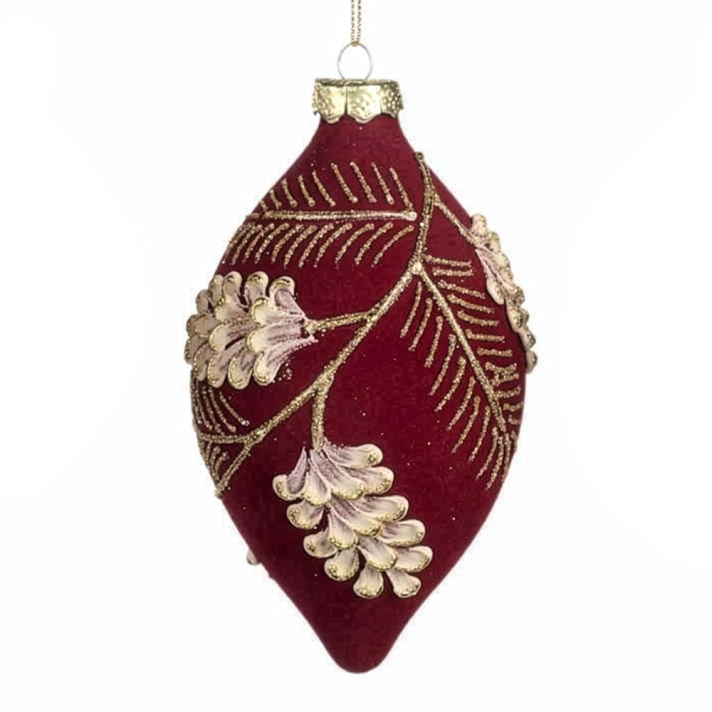 Goodwill kerstpegel - Met dennenappels - 16cm