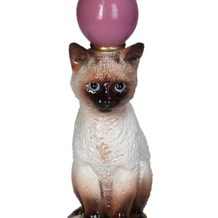 HD Collection kandelaar - Siamese kat