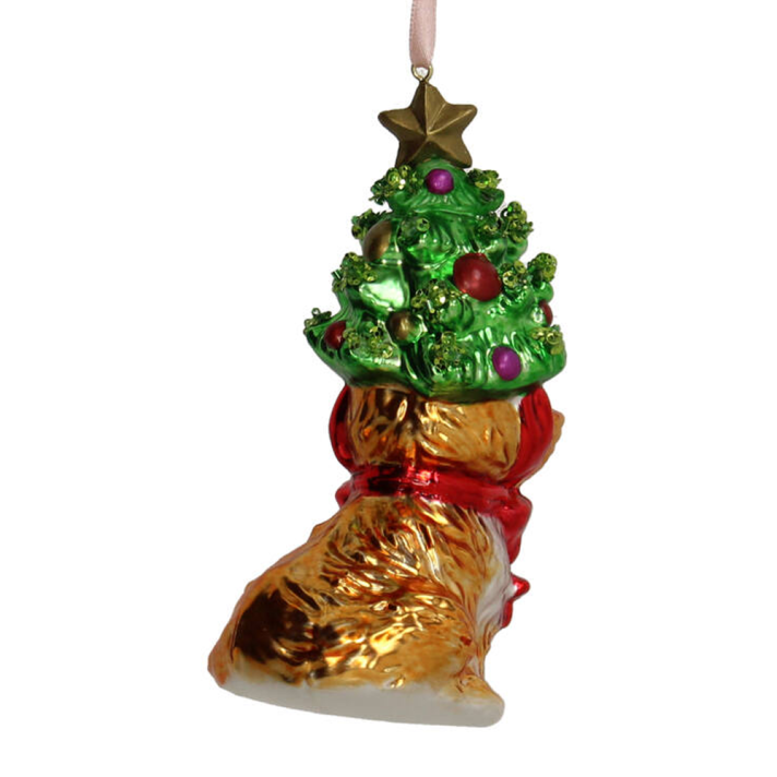 HD Collection kerstornament - Kat - Met kerstboom