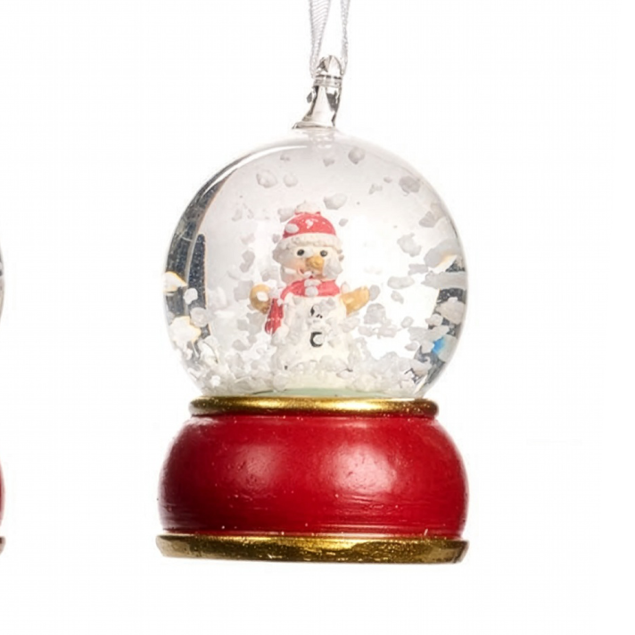 Goodwill kerstornament - Sneeuwbol - Met sneeuwpop