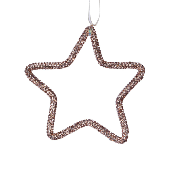 Holly & Jolly kerstornament - Ster