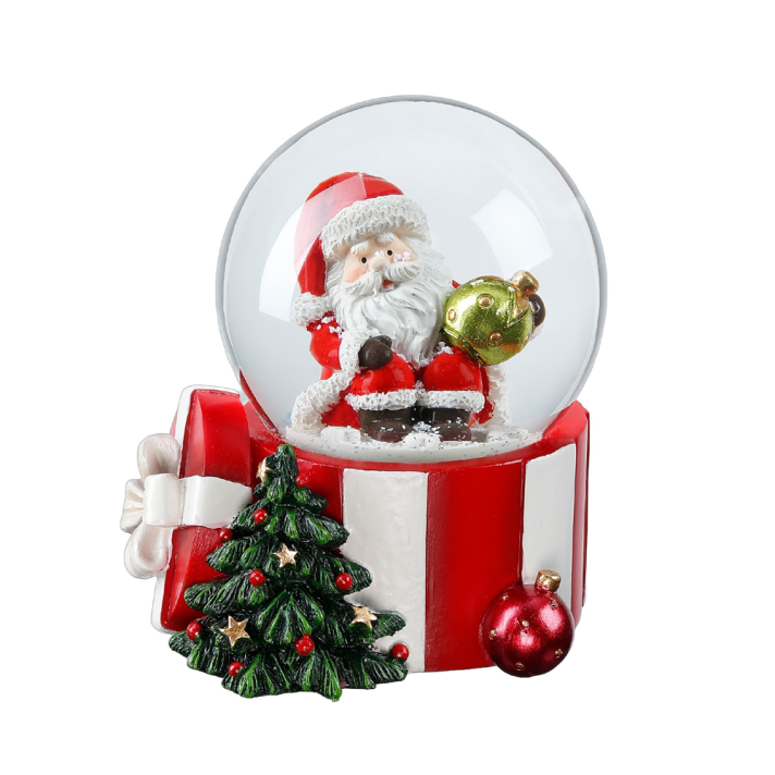 Holly & Jolly sneeuwbol - Met kerstman