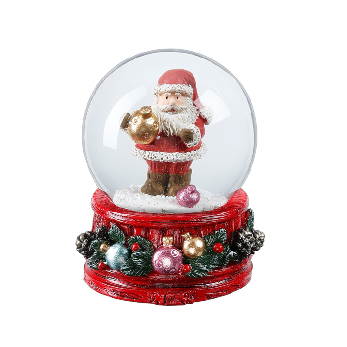 Holly & Jolly sneeuwbol - Met kerstman