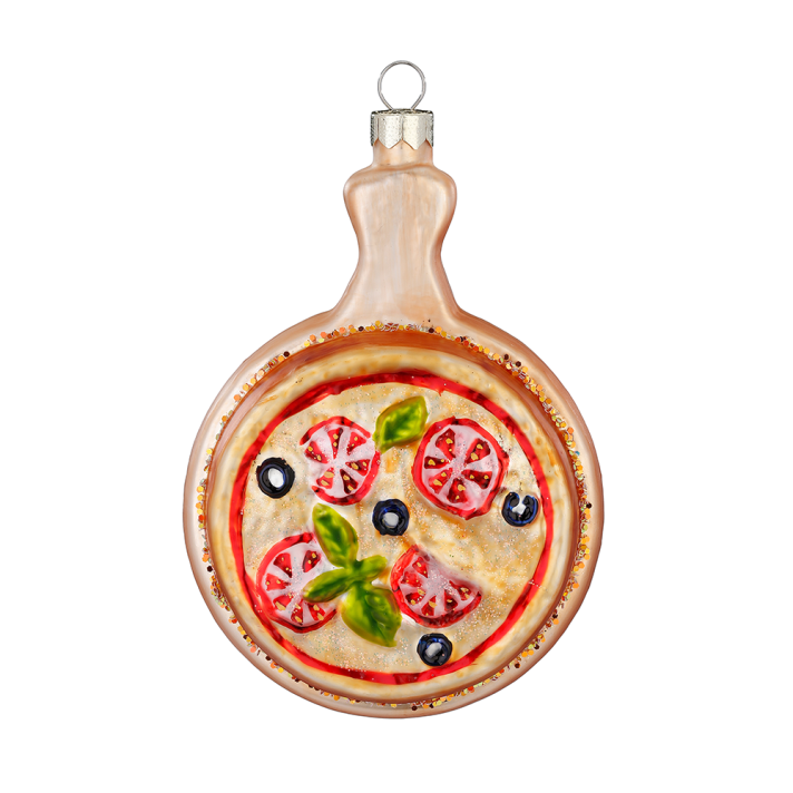 Holly & Jolly kerstornament - Pizza