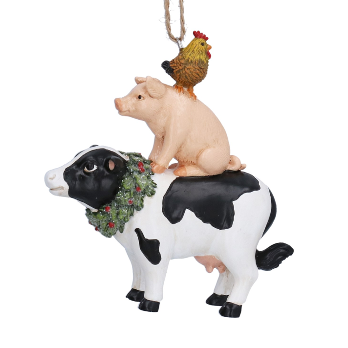 Gisela Graham kerstornament - Boerderijdieren