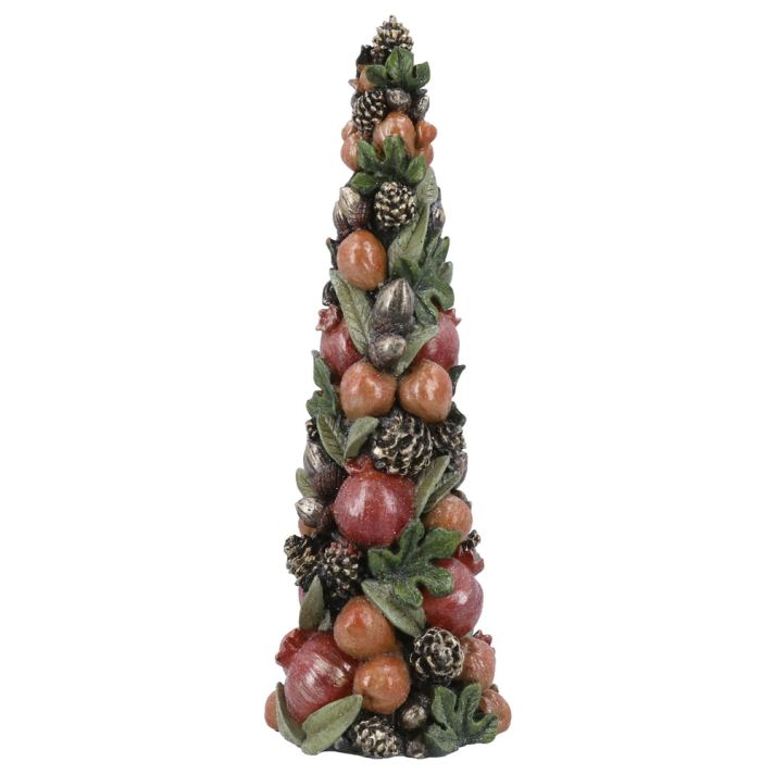 Gisela Graham kerstbeeld - Kerstboom met fruit