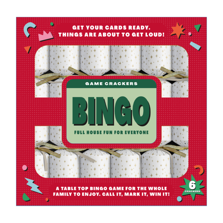 Holly & Ivy Christmas crackers - Bingo - Set van 6