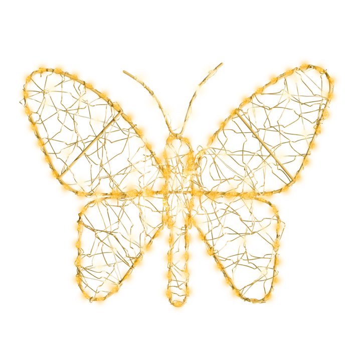 Lumineo kerstverlichting - Vlinder - Micro LED