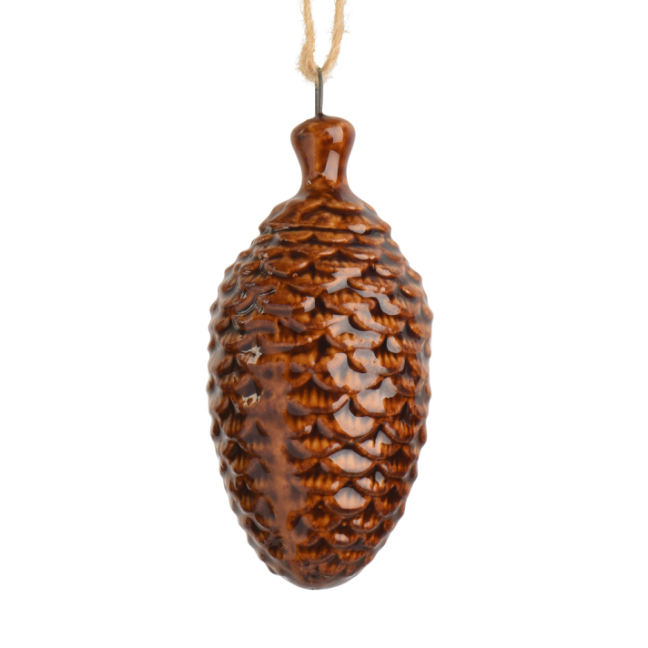 Decoris kerstornament - Dennenappel