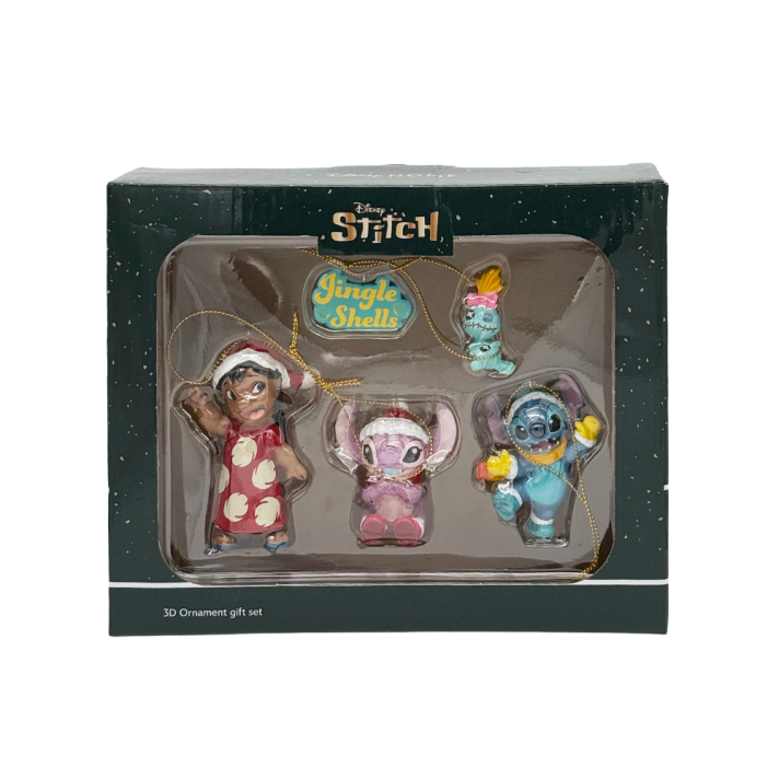 Disney kerstornamenten - Stitch - Set van 5