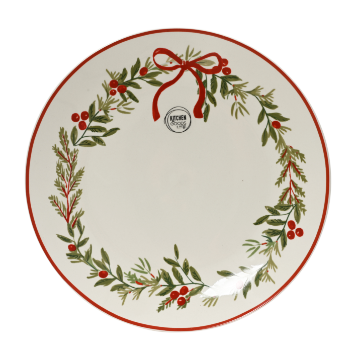 Decoris assiette de dîner - Avec branches de Noël