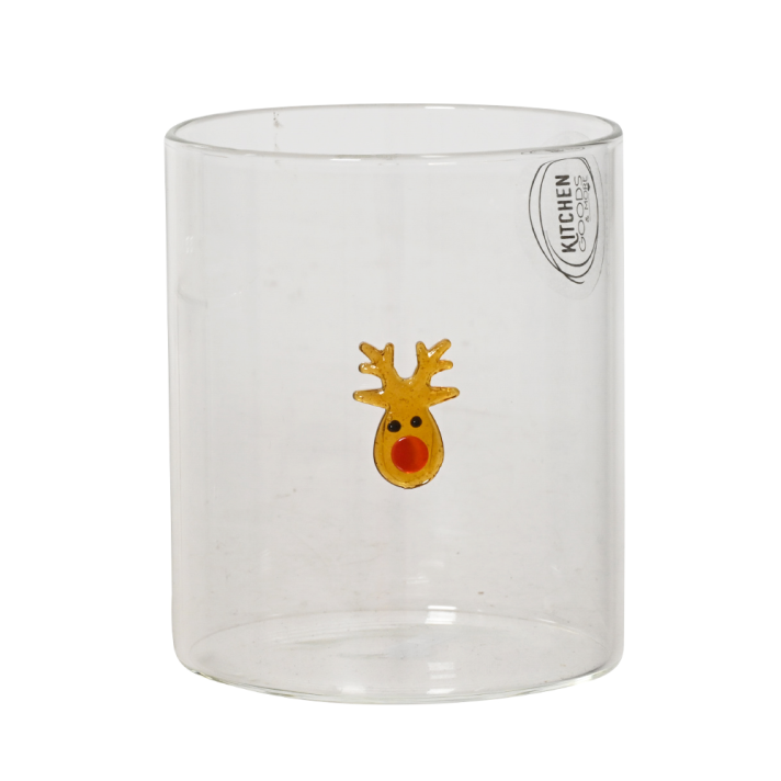 Decoris verre à eau - Avec renne
